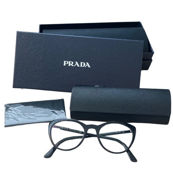 Prada Accessories - PRADA Glasses W/ Original Glasses Case, Box & Cleaning Cloth. All W/ PRADA LOGO